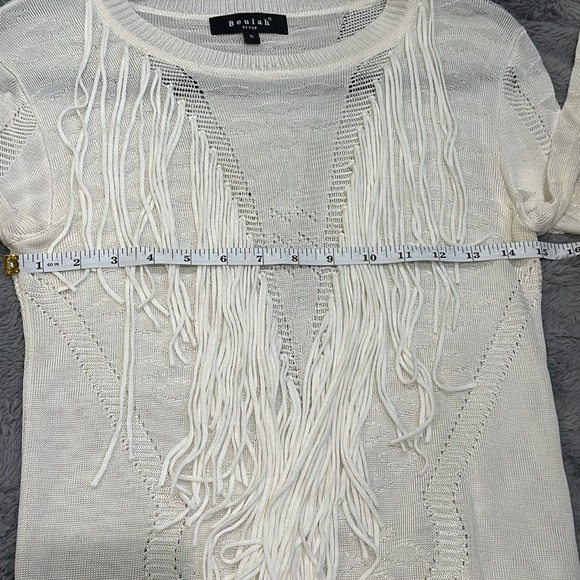 Beulah Style Women’s  Fringe Sweater Size Small - Picture 5 of 6